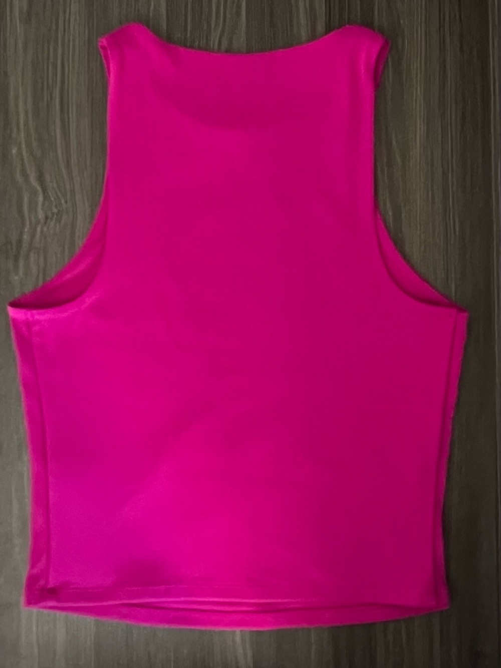 Express Women's Bright Fuchsia Scoop Neck Tank Top - Picture 2 of 4